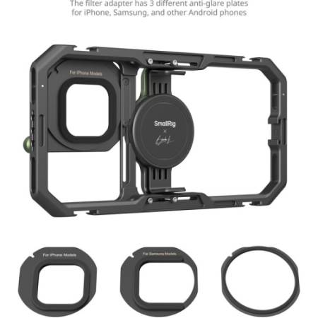 SmallRig 4596B x Brandon Li - uniwersalny zestaw All-in-One do filmowania smartfonem